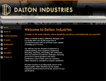 Tablet Screenshot of daltonind.com